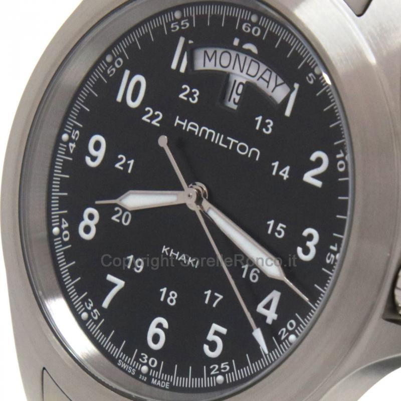 HAMILTON KHAKI FIELD BLU 40MM DAY DATE