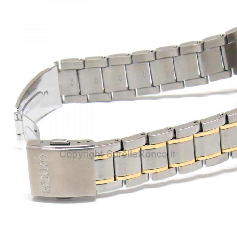 SEIKO CLASSIC SILVER 40MM BRACCIALE BICOLOR