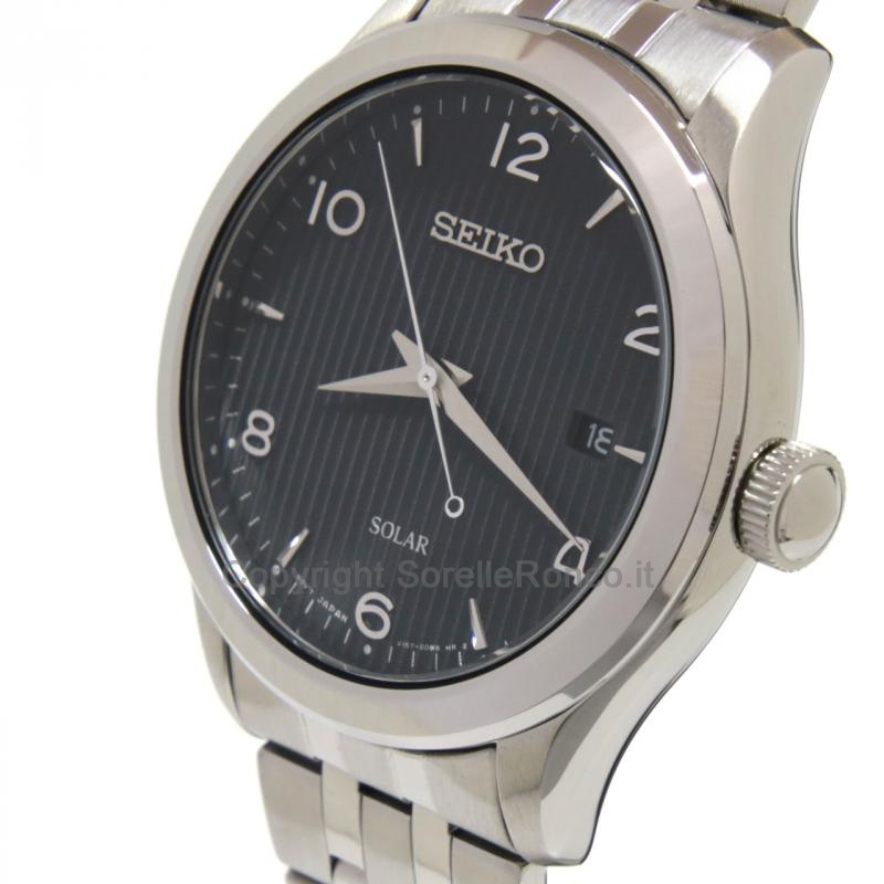 SEIKO CLASSIC NERO 43MM BRACCIALE ACCIAIO