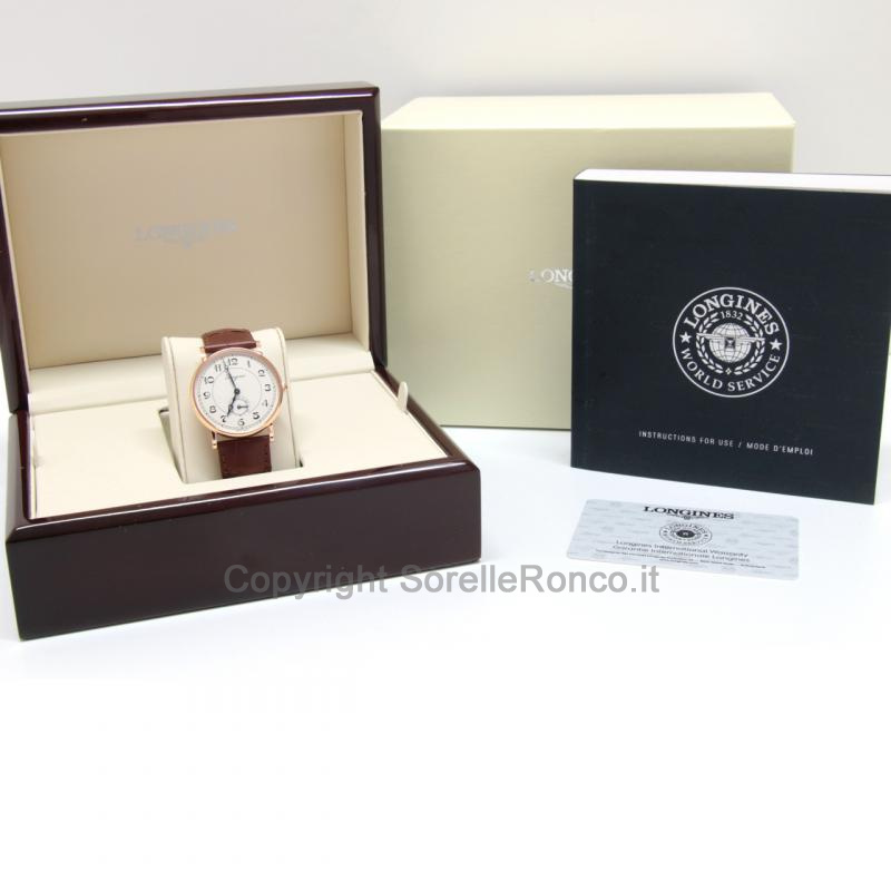 LONGINES PRÉSENCE HERITAGE 34MM ORO ROSA AUTOMATIC