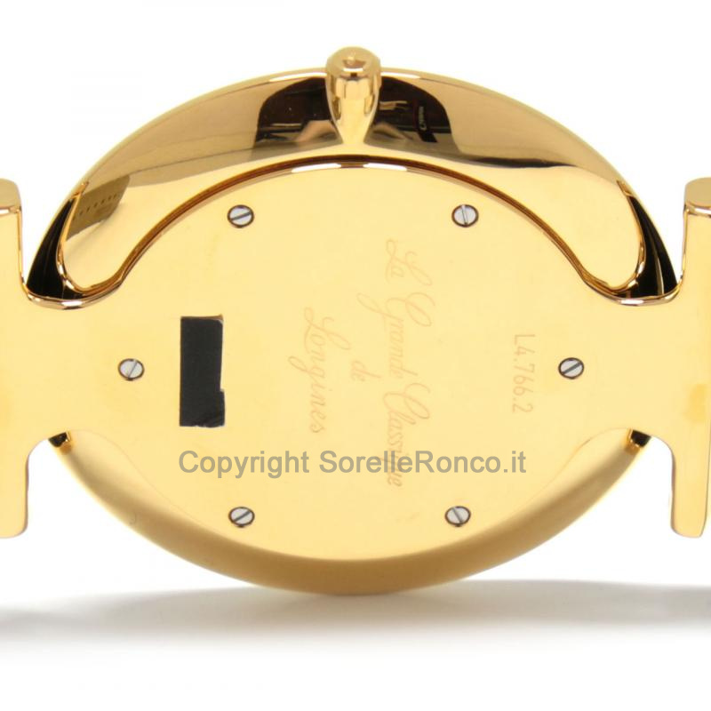 LONGINES LA GRAND CLASSIQUE BIANCO 37MM PELLE NERA