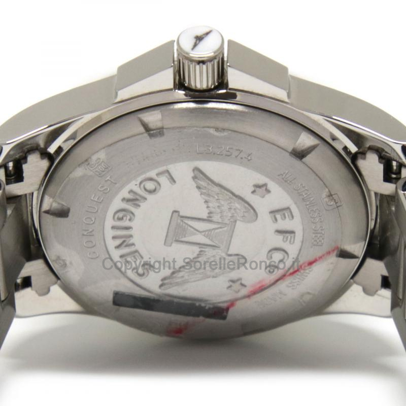 LONGINES CONQUEST LADY 29,5MM MADREPERLA DIAMANTI