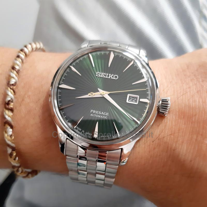 SEIKO PRESAGE 40,5MM VERDE COCKTAIL MOCKINGBIRD