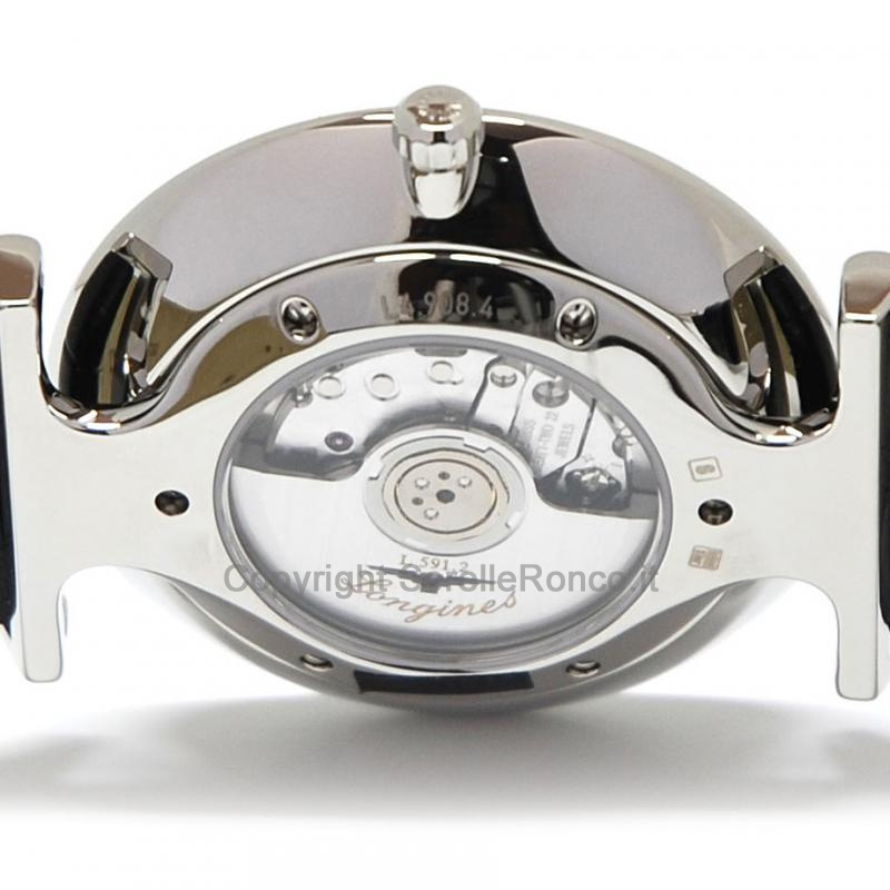 LONGINES LA GRAND CLASSIQUE BIANCO 36MM PELLE NERA