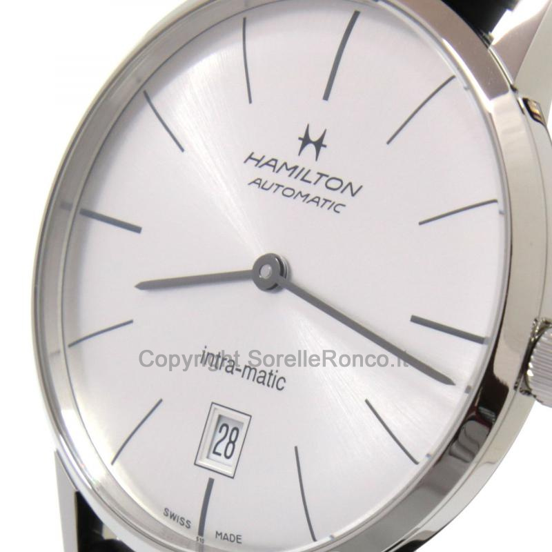 HAMILTON AMERICAN CLASSIC INTRA-MATIC SILVER 38MM