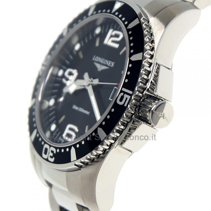 LONGINES HYDROCONQUEST NERO 41MM GHIERA CERAMICA
