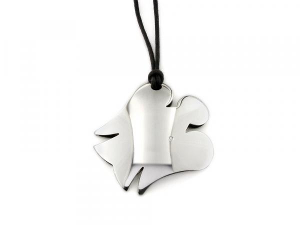 GIA25 - Pendente Angeli Argento 925 Zircone 