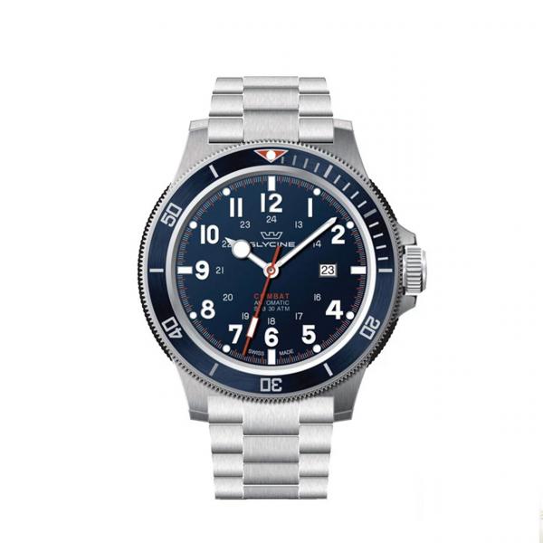 GL0254 - Glycine Combat Sub Blu Acciaio 46mm