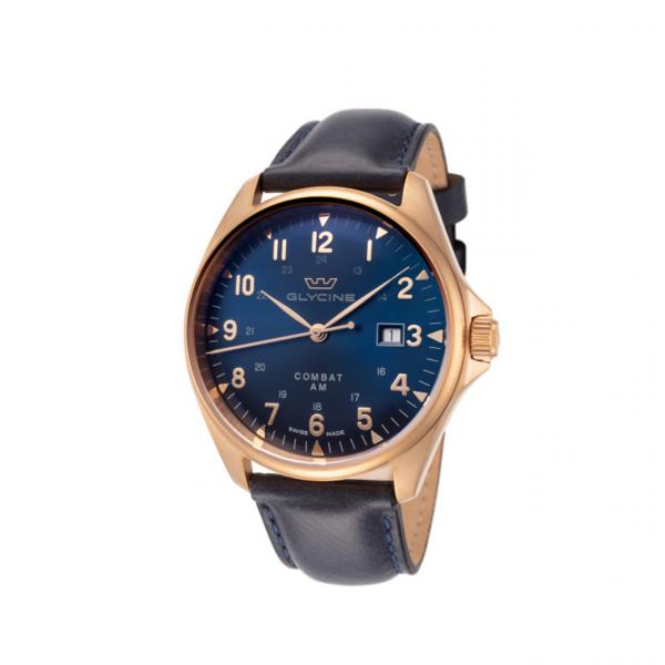 GL0285 - Glycine Combat Classic Blu Bronzo 43mm