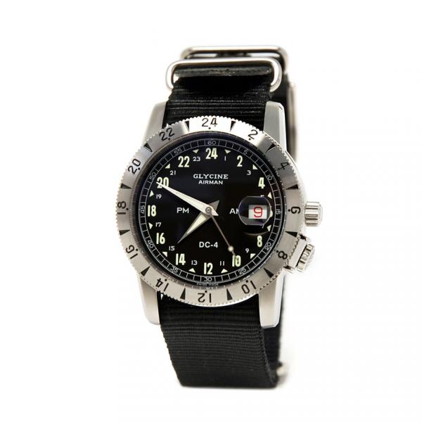 GL0072 - Glycine Airman Vintage Pourist Nero 42mm