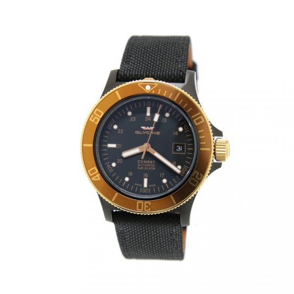 GL0093 - Glycine Combat Sub Stealth Bracciale Tessuto 42mm