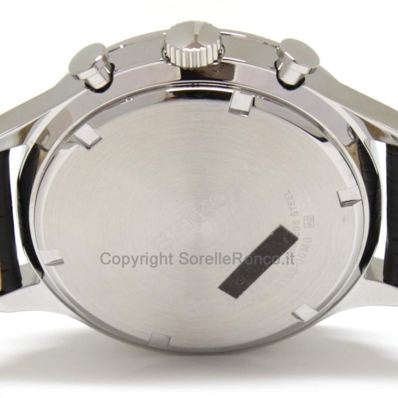 SEIKO CLASSIC CHRONO CHAMPAGNE 40MM PELLE