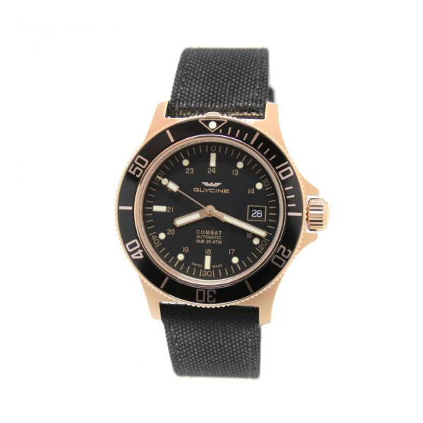 GL0186 - Glycine Combat Sub Nero e Giallo 42mm