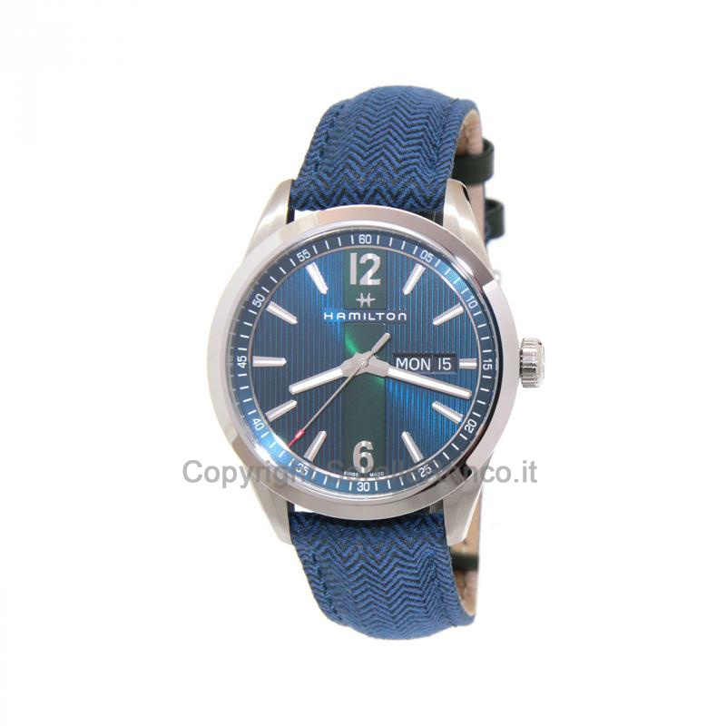 HAMILTON BROADWAY DAY DATE BLU E VERDE 40MM
