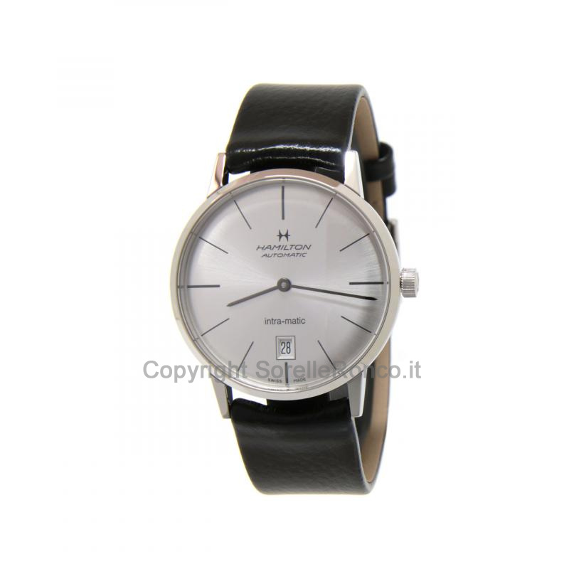 HAMILTON AMERICAN CLASSIC INTRA-MATIC SILVER 38MM