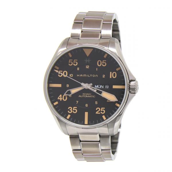 H64725131 - Hamilton Khaki Aviation Pilot Day Date Nero 46mm