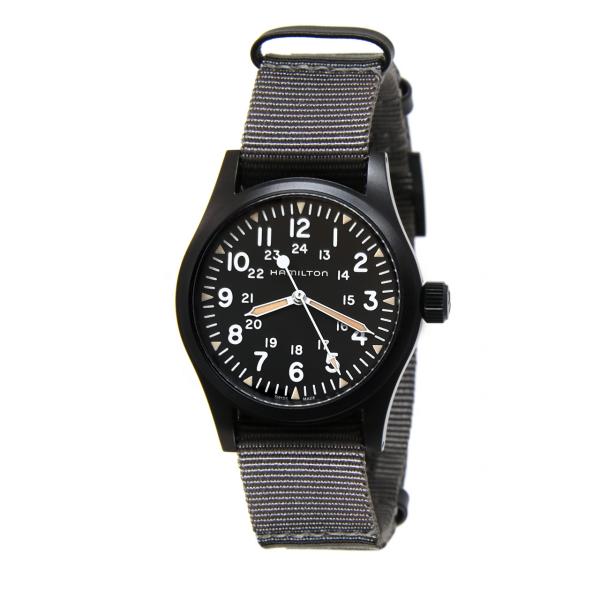 H69409930 - Hamilton Khaki Field Mechanical 38mm PVD Nero