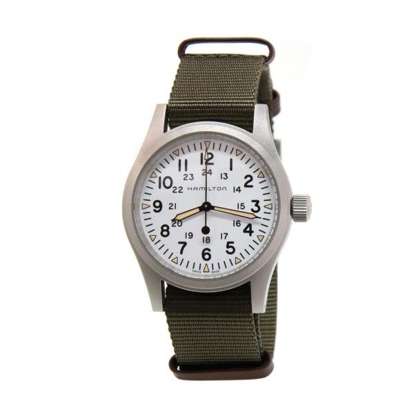 H69439411 - Hamilton Khaki Field Mechanical 38mm Bianco