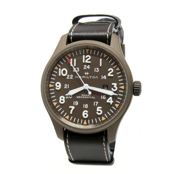 H69829560 - Hamilton Khaki Field Meccanico Verde 50mm Specials