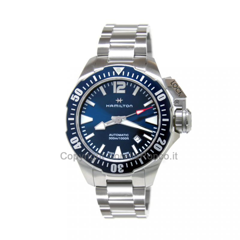 HAMILTON KHAKI NAVY FROGMAN BLU 42MM