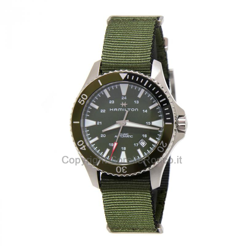 HAMILTON KHAKI NAVY SCUBA VERDE 40MM NATO VERDE