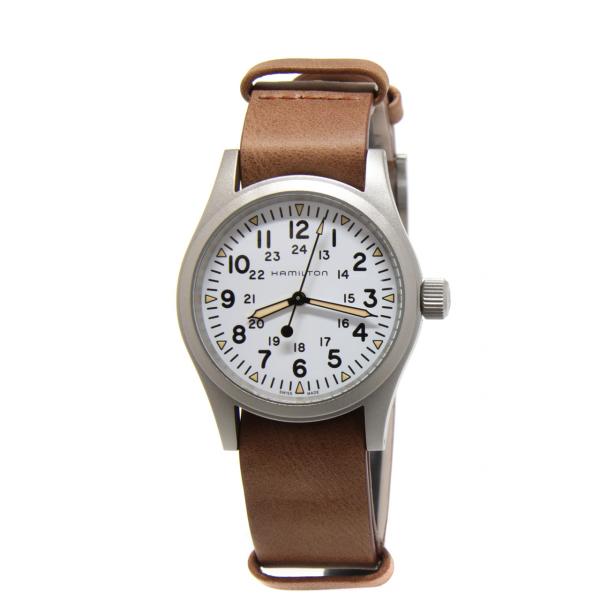 H69439511 - Hamilton Khaki Field Mechanical 38mm Bianco