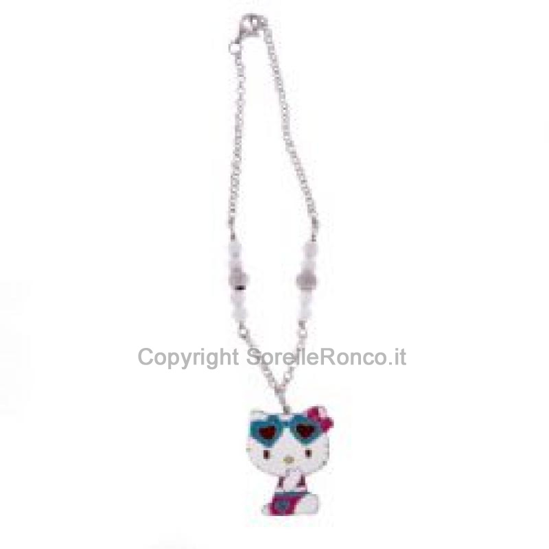 HELLO KITTY BRACCIALE SUMMER COLLECTION ARGENTO