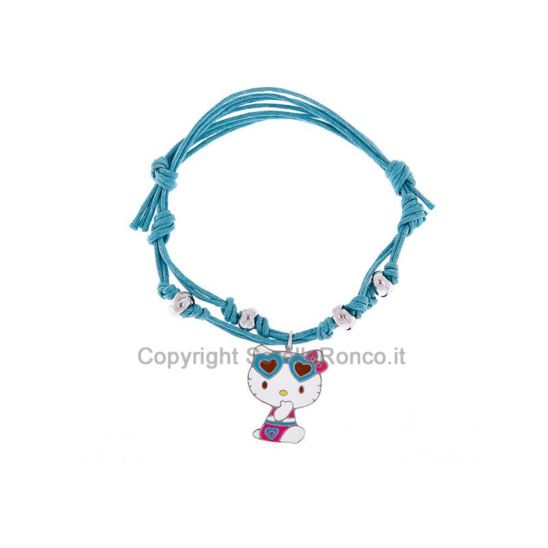 HELLO KITTY BRACCIALE SUMMER COLLECTION AZZURRO