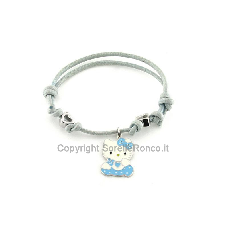 HELLO KITTY BRACCIALE BABY LITTLE KITTY AZZURRO