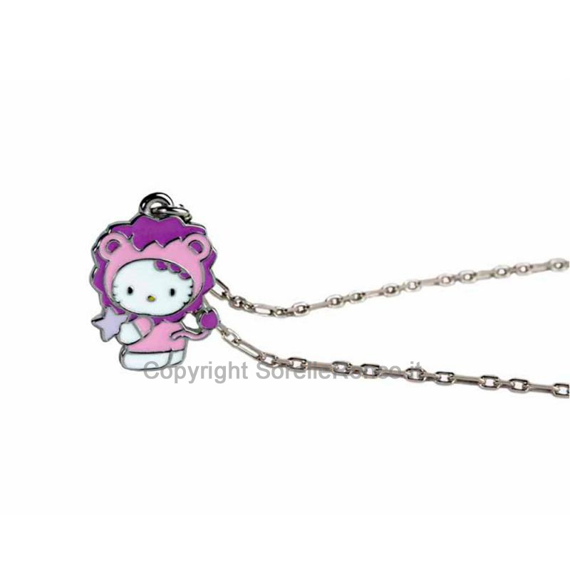 HELLO KITTY COLLANA ARGENTO LEONE
