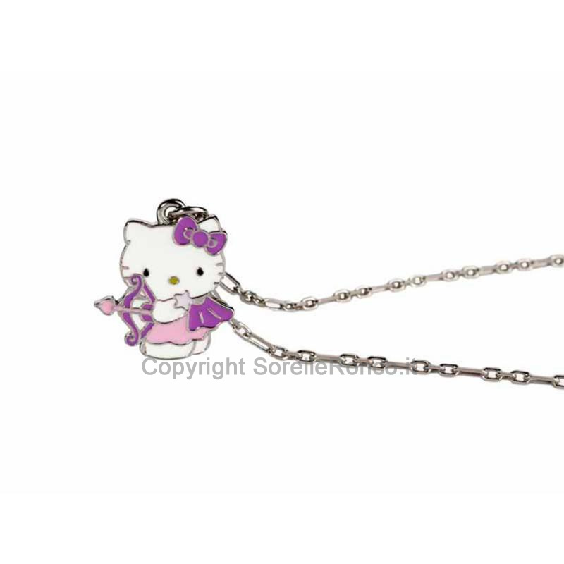 HELLO KITTY COLLANA ARGENTO SAGITTARIO