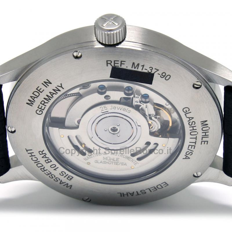 MÜHLE GLASHÜTTE TERRASPORT IV NERO GMT 42MM PELLE