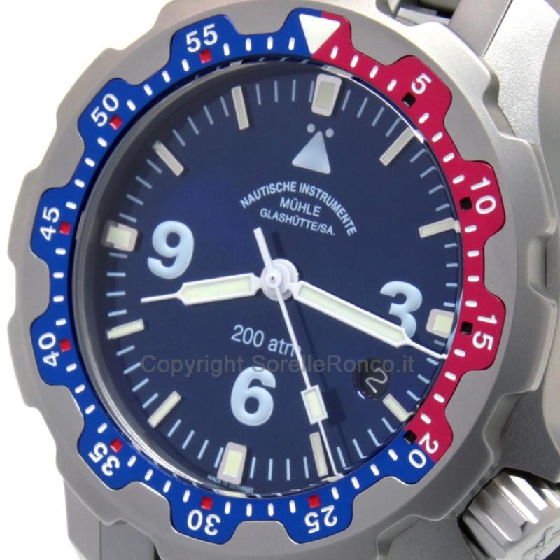 MÜHLE GLASHÜTTE RASMUS 2000 BLU 44MM DIVER