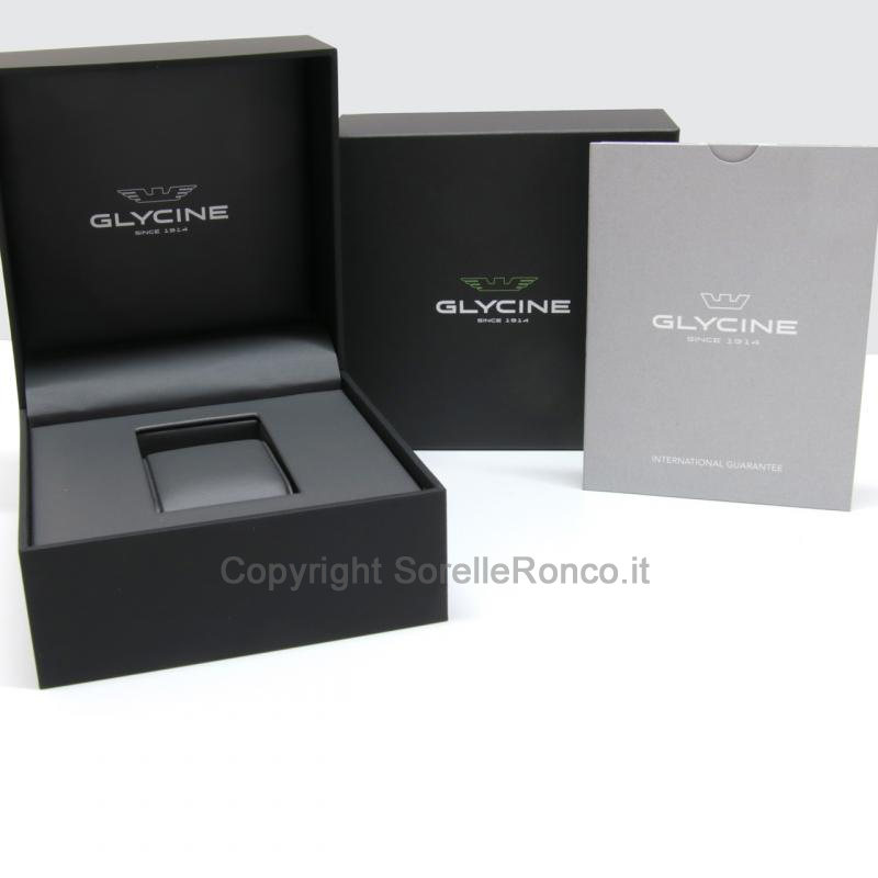 GLYCINE COMBAT SUB ACCIAIO BLU AUTO 42MM