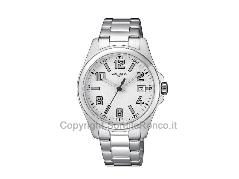 VAGARY BOY 36MM ACCIAIO BIANCO