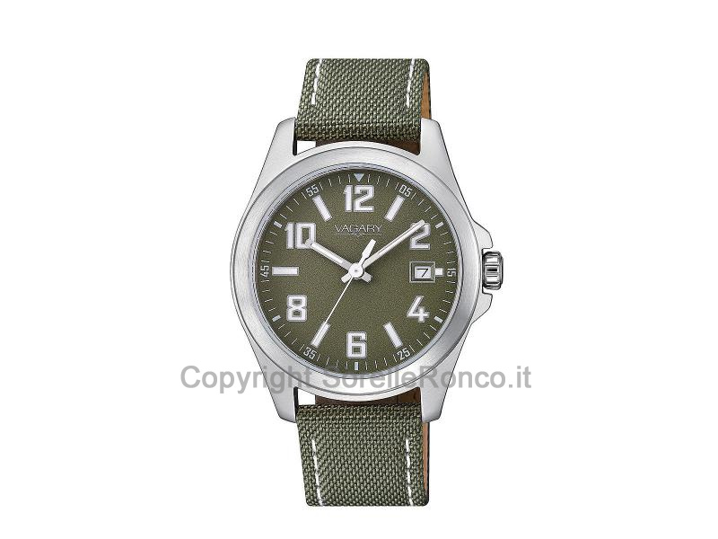VAGARY BOY 36MM TESSUTO QUADRANTE VERDE