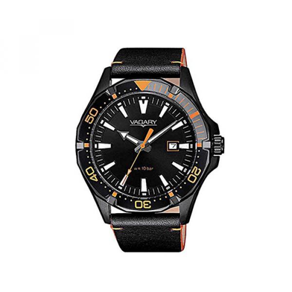 IB8-445-50 - Vagary Aqua39 Nero Pelle 99th 43mm