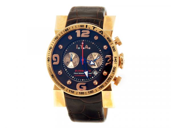 ITA0037 -  I.T.A. B.Compax 42mm Marrone Chrono Marrone