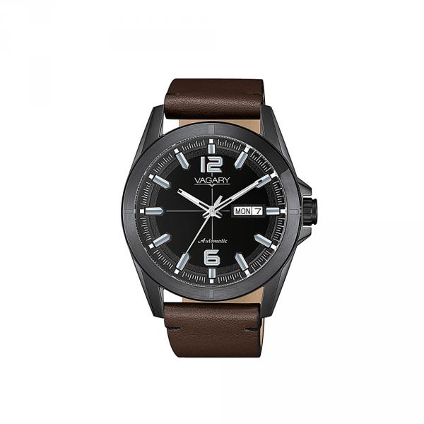 IX3-041-50 - Vagary G.Matic 101 PVD Nero Pelle 41mm