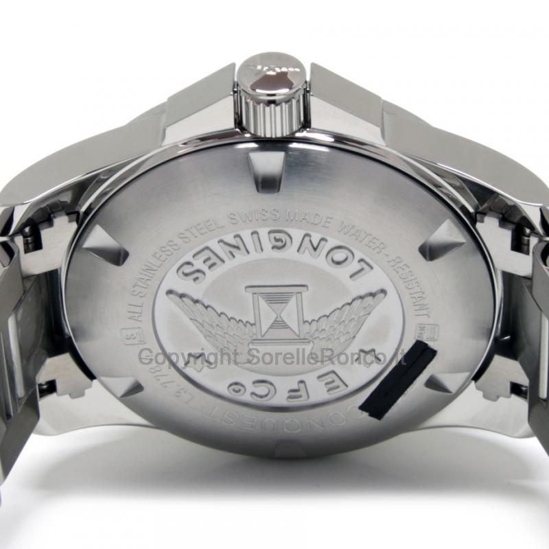 OROLOGIO LONGINES CONQUEST ACCIAIO BLU 43MM AUTO