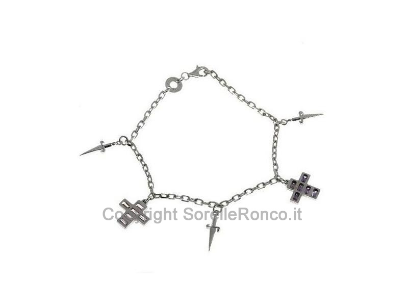 BRACCIALE CESARE PACIOTTI ARGENTO CHAMES