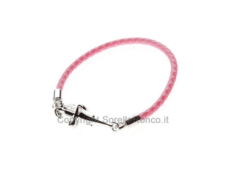 BRACCIALE CESARE PACIOTTI ARGENTO E ROSA S