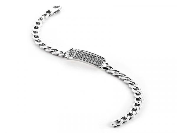 JPBR1016B - Bracciale Cesare Paciotti Argento Catena Bianca