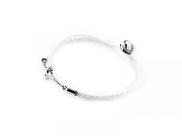 JPBR1046B - Bracciale Cesare Paciotti Cordino Bianco 21cm
