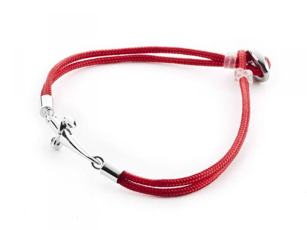 JPBR1048B - Bracciale Cesare Paciotti Argento e Rosso