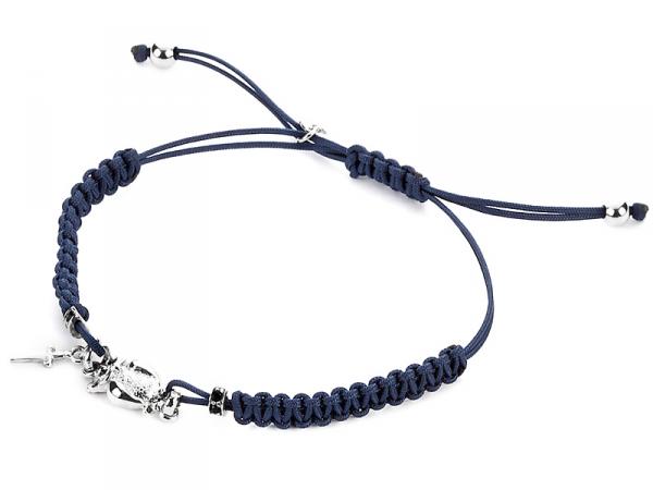 JPBR1085B - Bracciale Cesare Paciotti Blu Navy Gufo