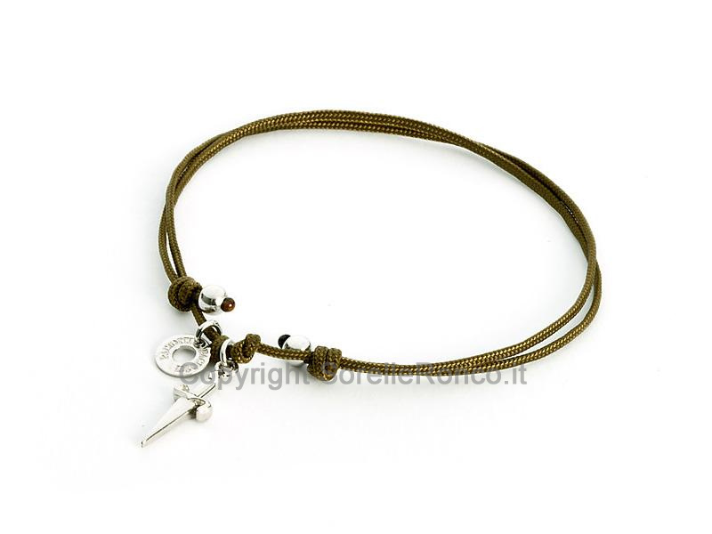 BRACCIALE CESARE PACIOTTI CORDINO NAUTICO VERDE