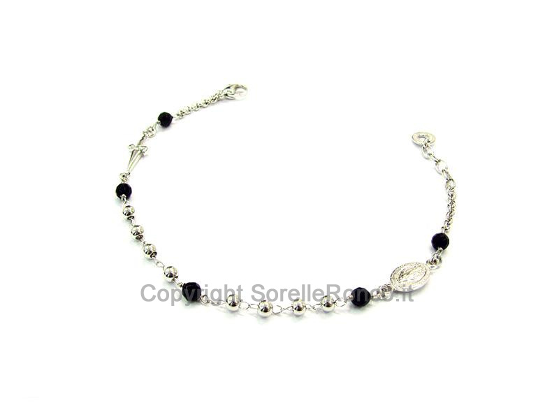 BRACCIALE CESARE PACIOTTI CERDANYA ARGENTO NERO