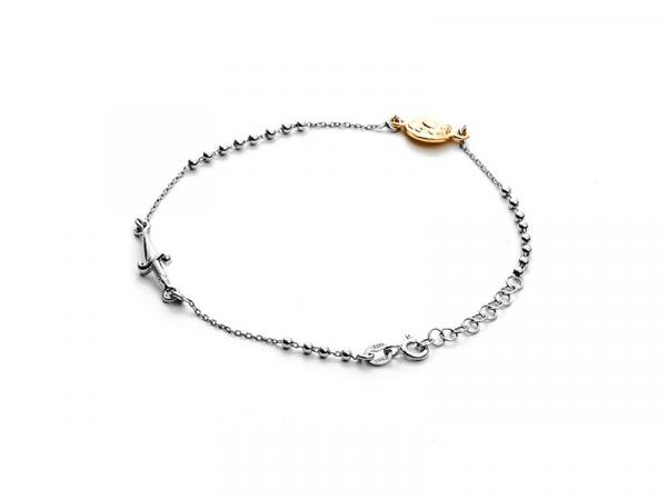 JPBR1319B - Cesare Paciotti Sacral Limits Argento e Oro 18cm