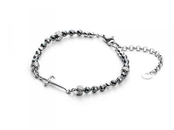JPBR1327B - Cesare Paciotti Grey Shadow Argento e Pietre 19cm